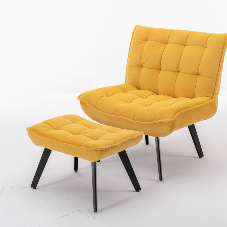 Wayfair yellow armchair new arrivals